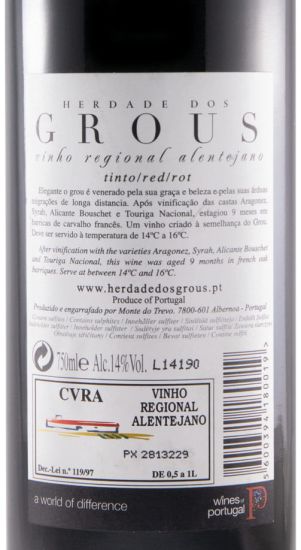 2012 Herdade dos Grous red