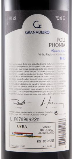 2007 Poliphonia Reserva red