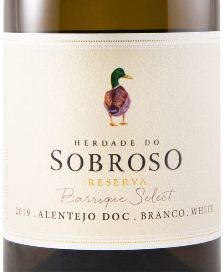 2019 Herdade do Sobroso Reserva Barrique Select branco
