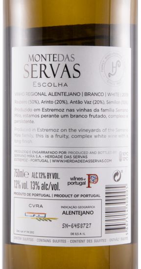 2019 Monte das Servas Escolha white
