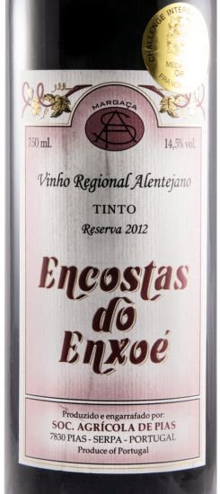 2012 Encostas do Enxoé Reserva red