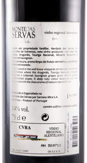 2008 Monte das Servas Escolha red