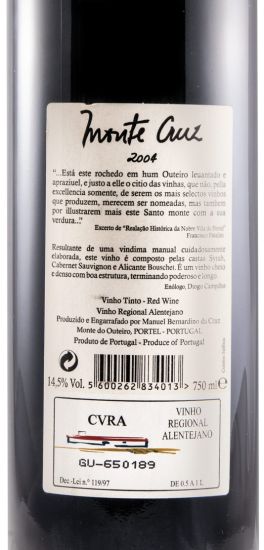 2004 Monte Cruz red