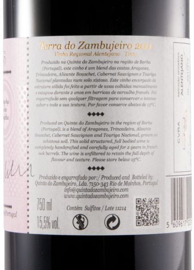2011 Terra do Zambujeiro red