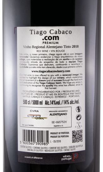 2018 Tiago Cabaço .Com Premium red 5L