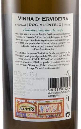 2019 Vinha D'Ervideira white