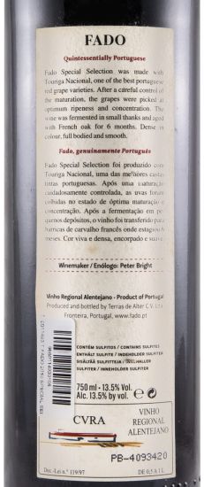 2010 Fado Special Selection red
