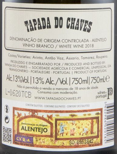 2018 Tapada do Chaves branco