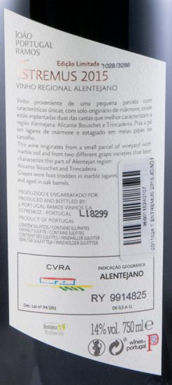 2015 João Portugal Ramos Estremus tinto
