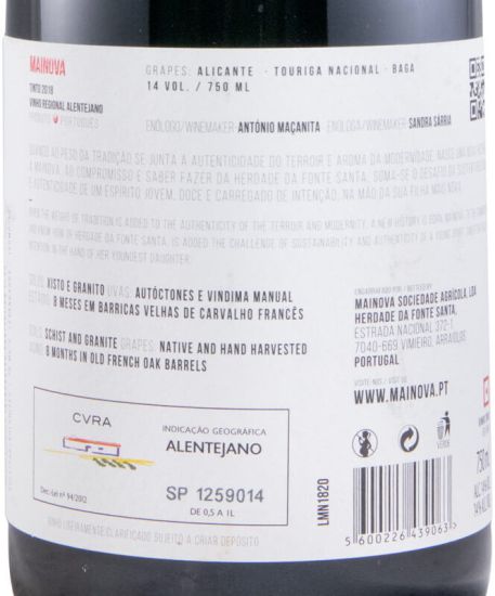 2018 Mainova tinto