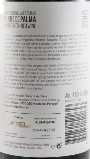 2018 Torre de Palma red