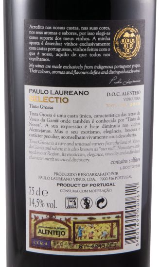 2015 Paulo Laureano Selectio Tinta Grossa red