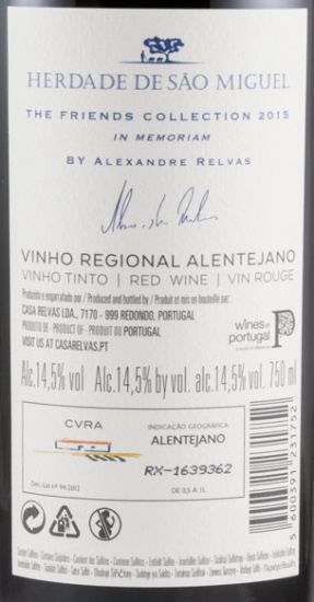 2015 Herdade de São Miguel Friends Collection tinto