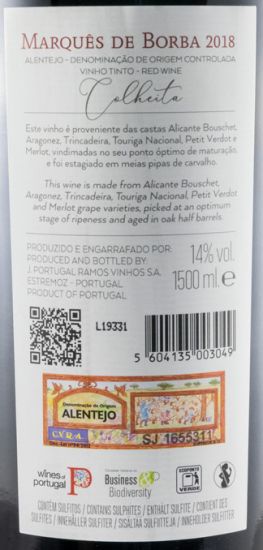 2018 João Portugal Ramos Marquês de Borba red 1.5L