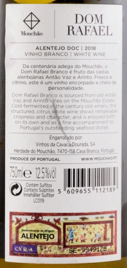 2018 Mouchão Dom Rafael white