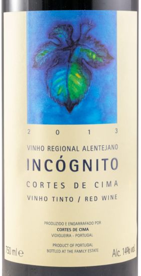 2013 Cortes de Cima Incógnito red