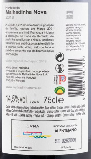 2018 Malhadinha tinto