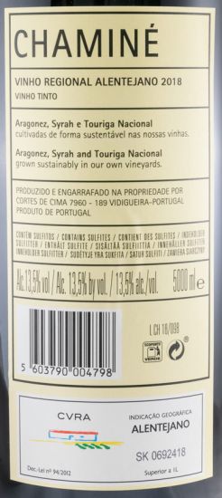 2018 Cortes de Cima Chaminé tinto 1,5L