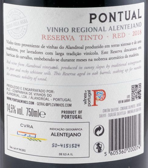 2018 Pontual Reserva red