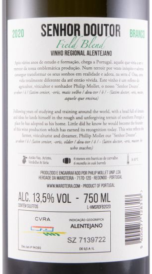 2020 Senhor Doutor Field Blend branco