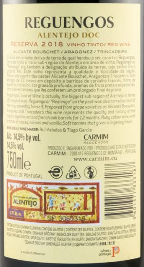 2018 Reguengos Reserva tinto