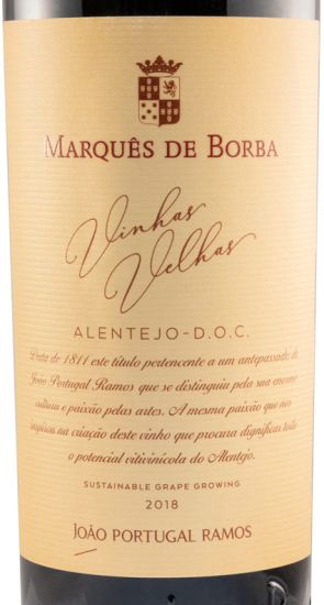2018 João Portugal Ramos Marquês de Borba Vinhas Velhas red