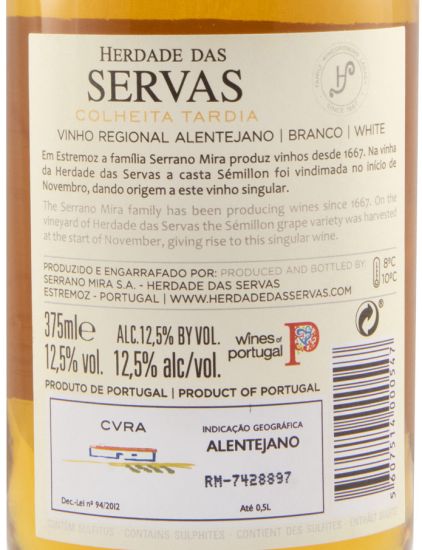 Herdade das Servas Late Harvest white 37.5cl
