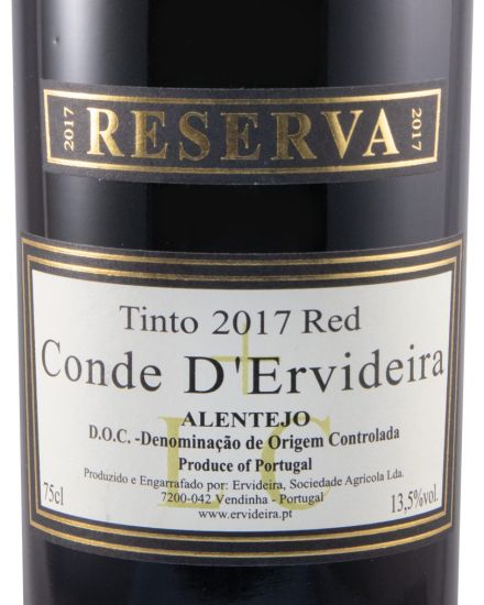 2017 Conde D'Ervideira Reserva red