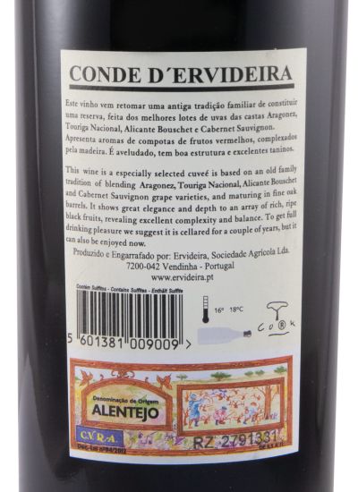 2017 Conde D'Ervideira Reserva red