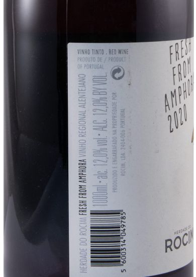 2020 Herdade do Rocim Fresh from Amphora red 1L