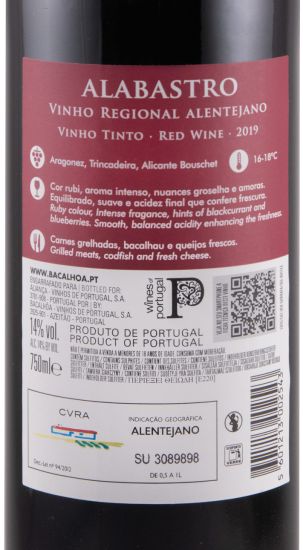 2019 Bacalhôa Alabastro red