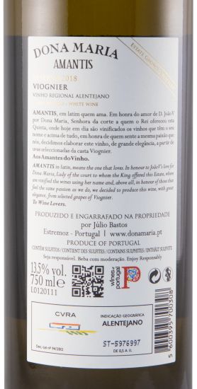 2018 Júlio Bastos Dona Maria Amantis Reserva branco