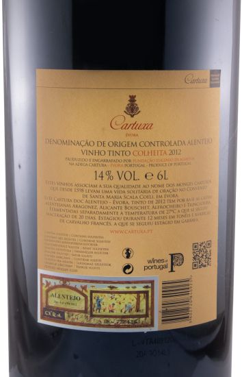 2012 Cartuxa tinto 6L