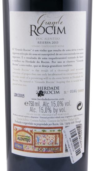 2013 Herdade do Rocim Grande Reserva red