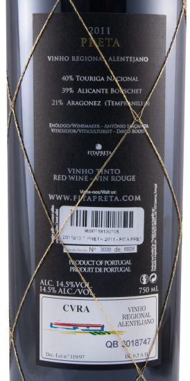 2011 António Maçanita Fita Preta Preta red