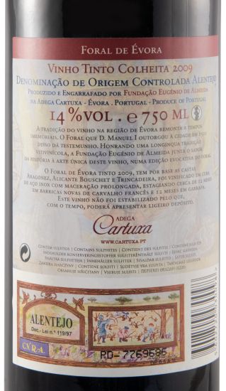 2009 Foral de Évora red