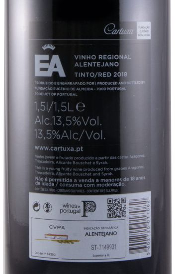 2018 Fundação Eugénio de Almeida EA red 1.5L