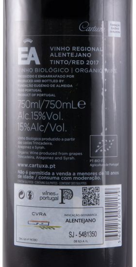 2017 Fundação Eugénio de Almeida EA biológico tinto