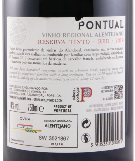 2019 Pontual Reserva red