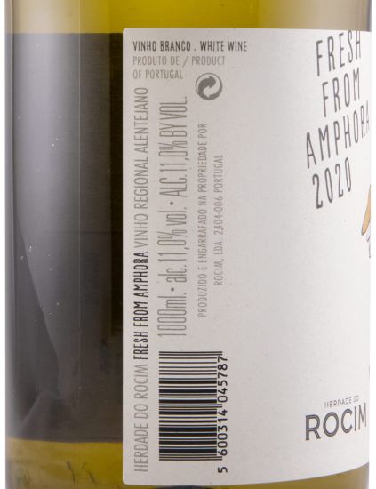 2020 Herdade do Rocim Fresh from Amphora white 1L