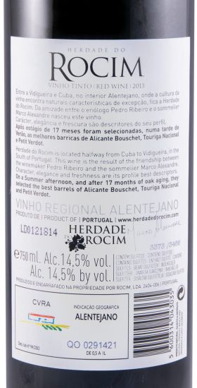 2013 Herdade do Rocim Sommelier Edition tinto