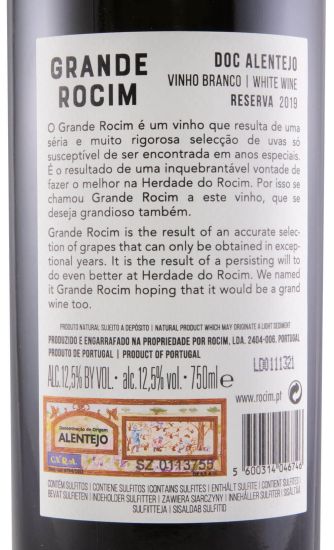 2019 Grande Rocim Reserva white