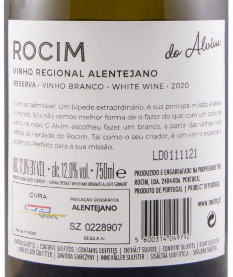 2020 Herdade do Rocim Rocim do Alvim white
