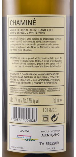 2020 Cortes de Cima Chaminé white