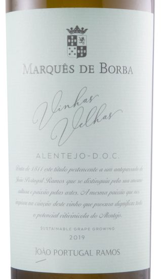 2019 João Portugal Ramos Marquês de Borba Vinhas Velhas branco