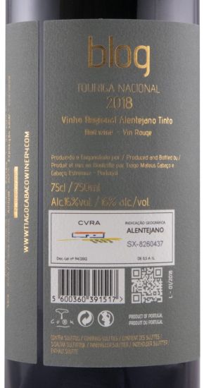 Pack Blog Special Edition by Tiago Cabaço Petit Syrah + Touriga Nacional + Alicante Bouschet red