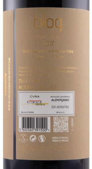 Pack Blog Special Edition by Tiago Cabaço Petit Syrah + Touriga Nacional + Alicante Bouschet red