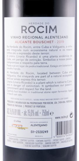 2019 Herdade do Rocim Alicante Bouschet tinto