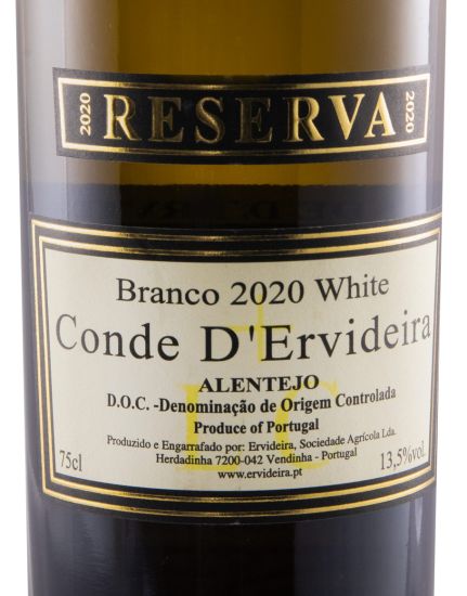 2020 Conde D'Ervideira Reserva branco