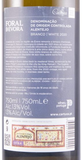 2020 Foral de Évora branco